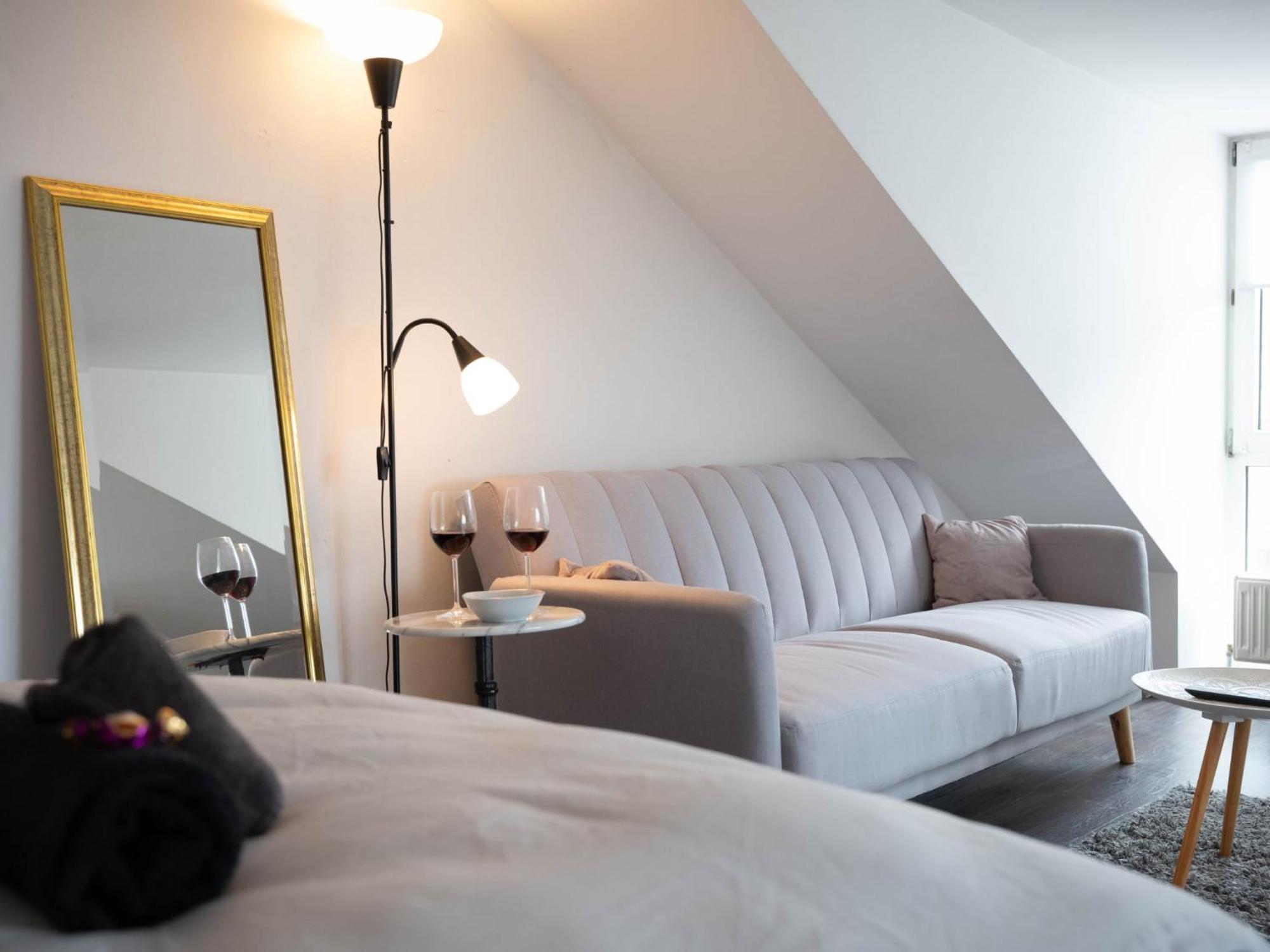 Studio Mit Balkon Coburg Zewnętrze zdjęcie